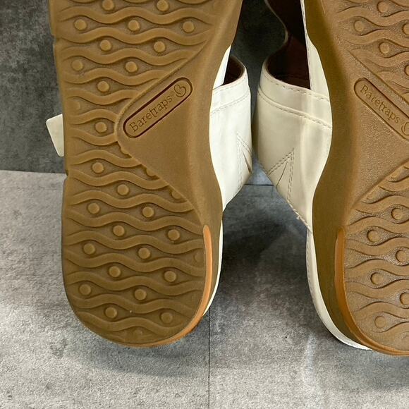 BARETRAPS Women's White Nalani Slip-Resistant Round-Toe Toe-Loop Slide Sandals - Picture 9 of 11